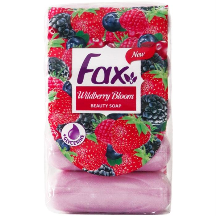 تصویر صابون فاکس مدل Wild berry Bloom با رایحه میوه های جنگلی بسته 5 عددی وزن 70 گرم